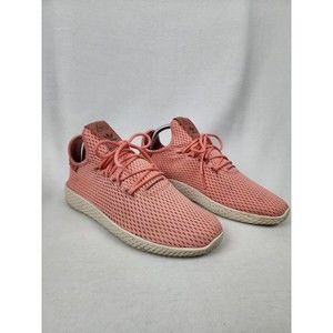 Adidas Tennis Hu Sneakers by Pharrell Tactile Rose Shoe BY8715 Mens Size 8